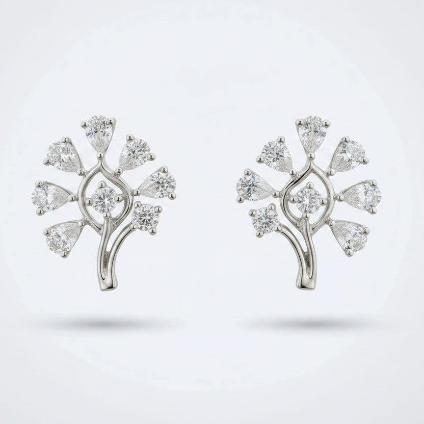 Gold Petal Spark Studs