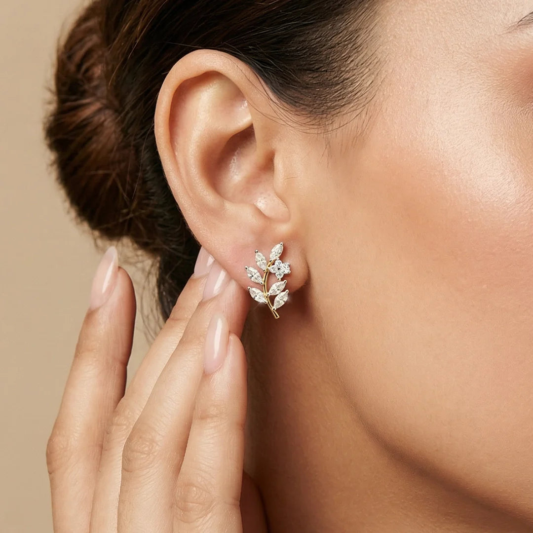 Petal Vine Stud Earrings