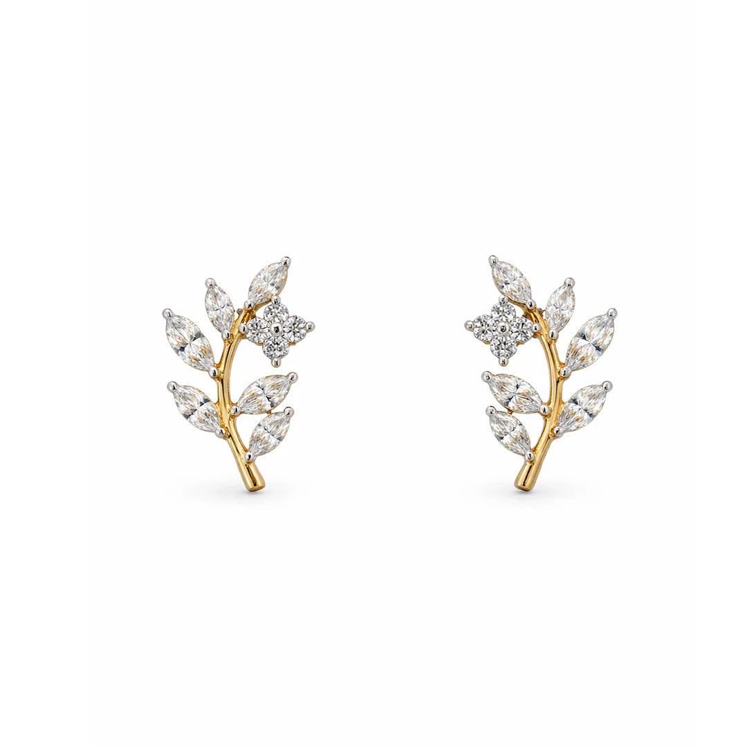 Petal Vine Stud Earrings