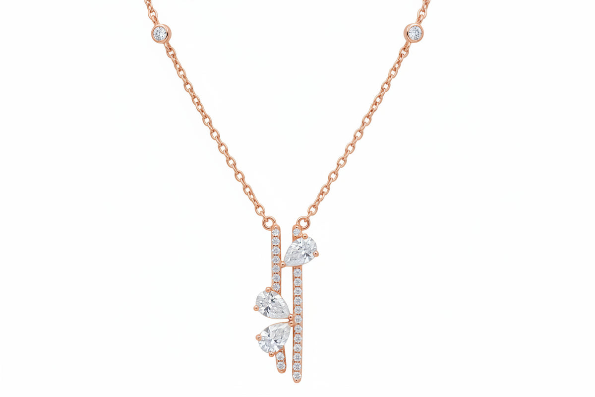 Gold Asymmetry Leaf Pendant
