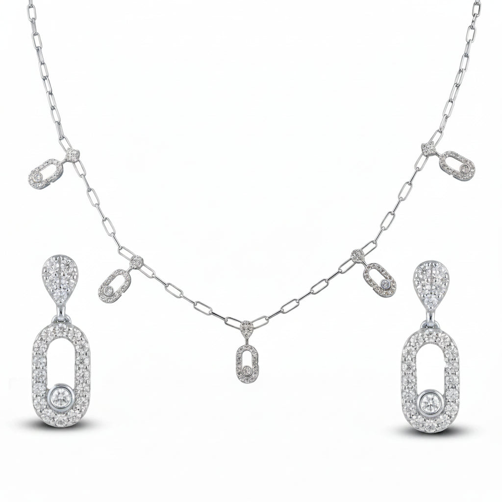 Lumiere Link Minimal Necklace Set