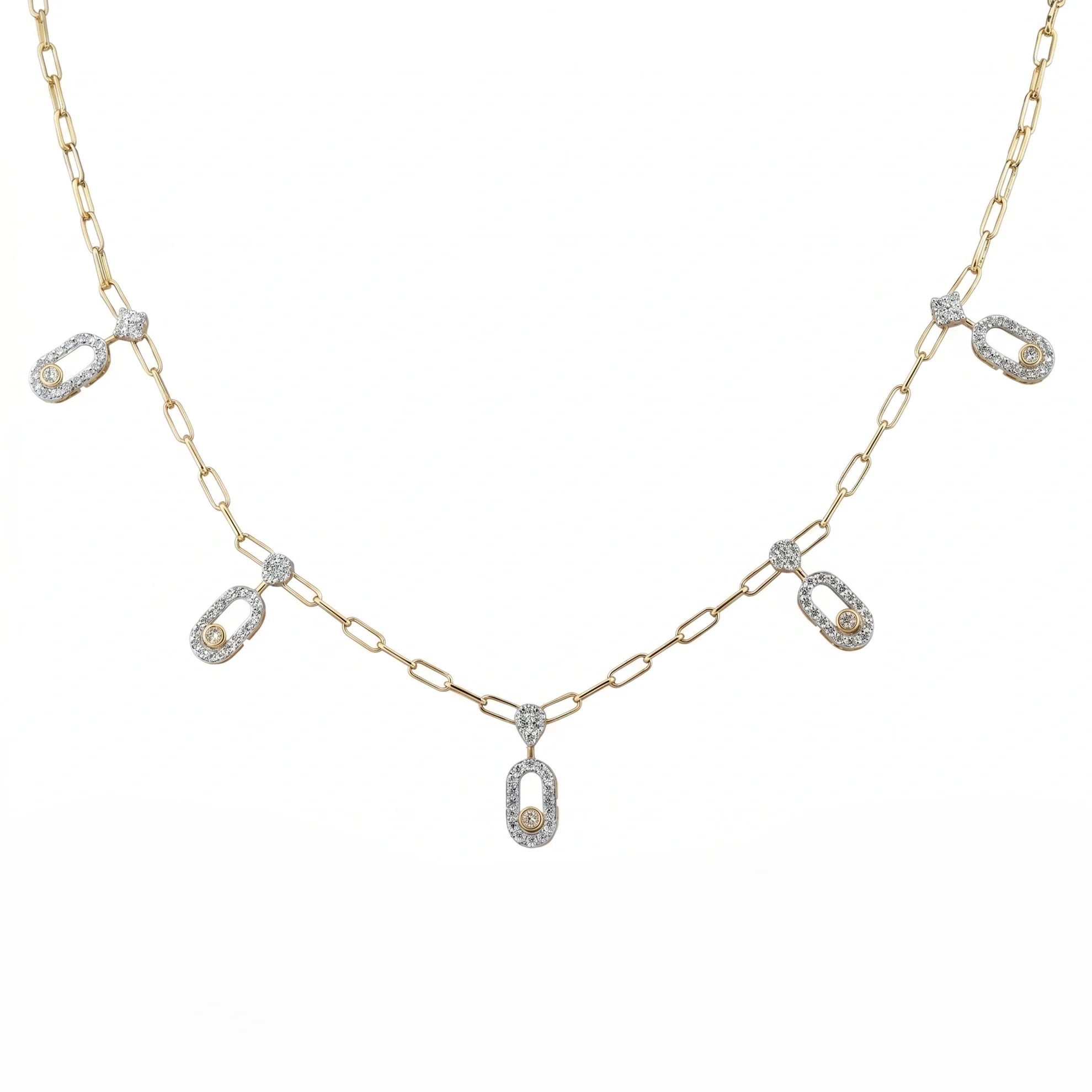 Lumiere Link Minimal Necklace