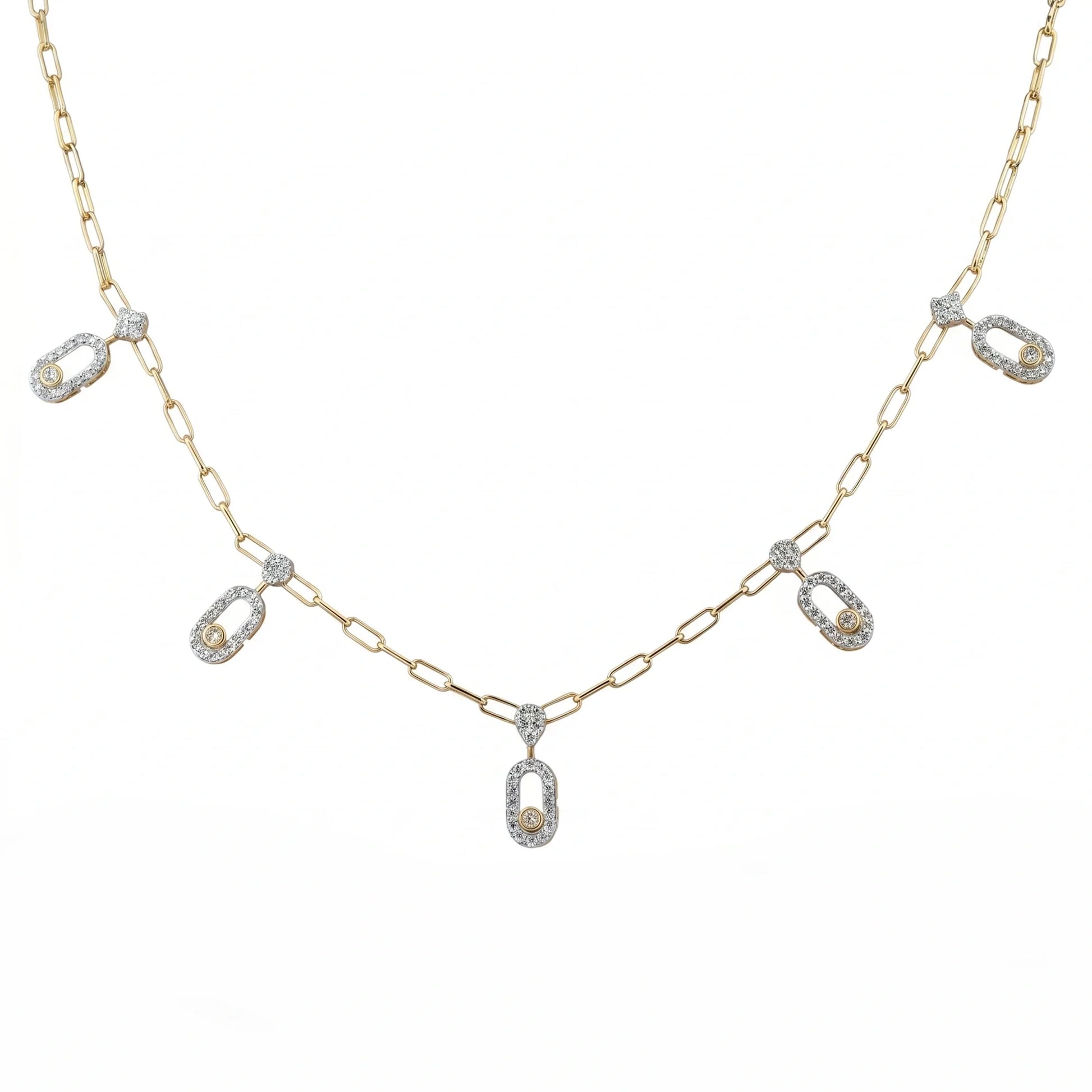 Lumiere Link Minimal Necklace