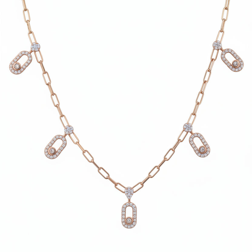 Lumiere Link Minimal Necklace