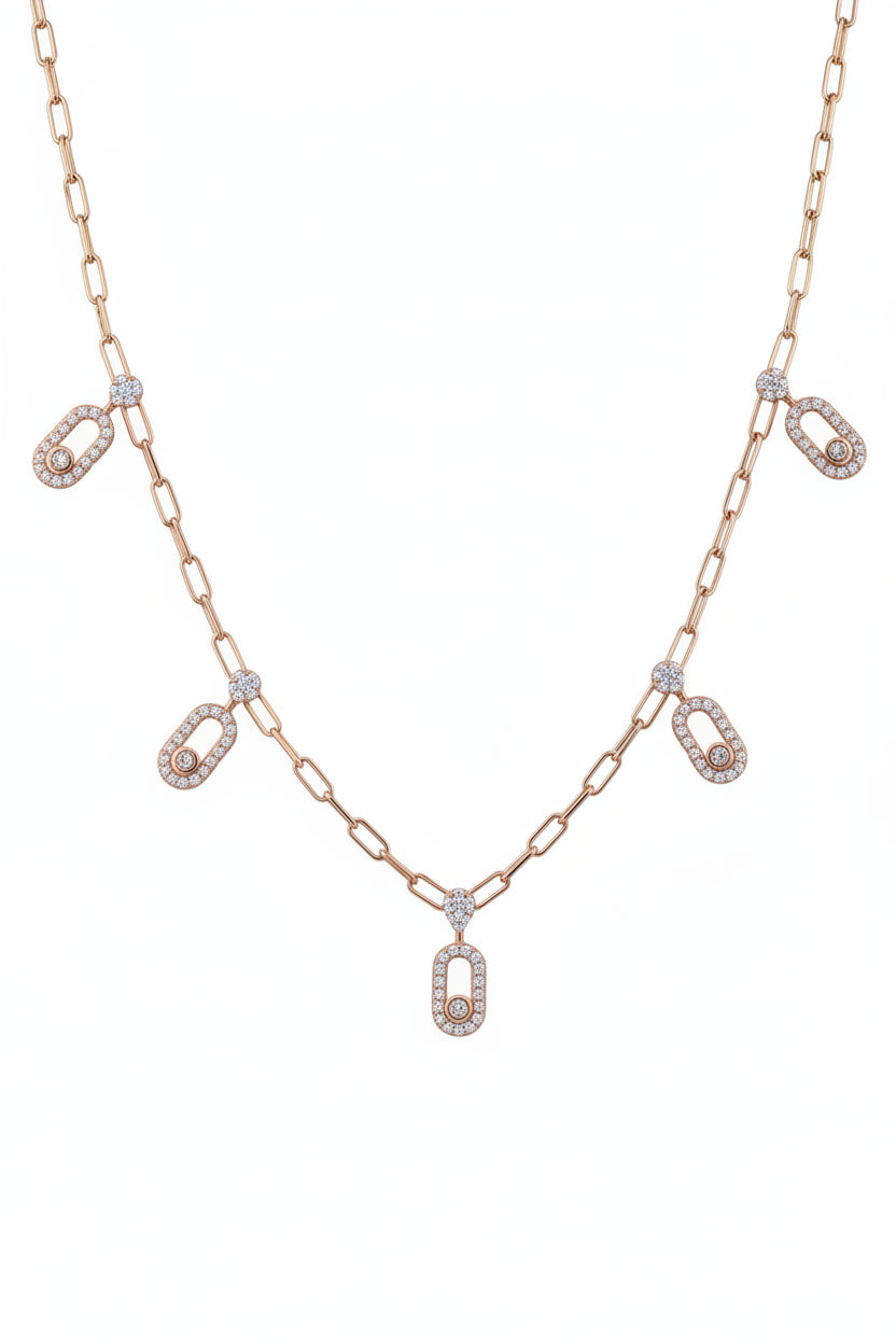 Lumiere Link Minimal Necklace