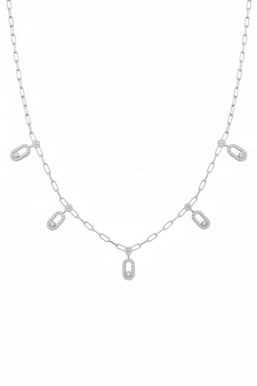 Lumiere Link Minimal Necklace