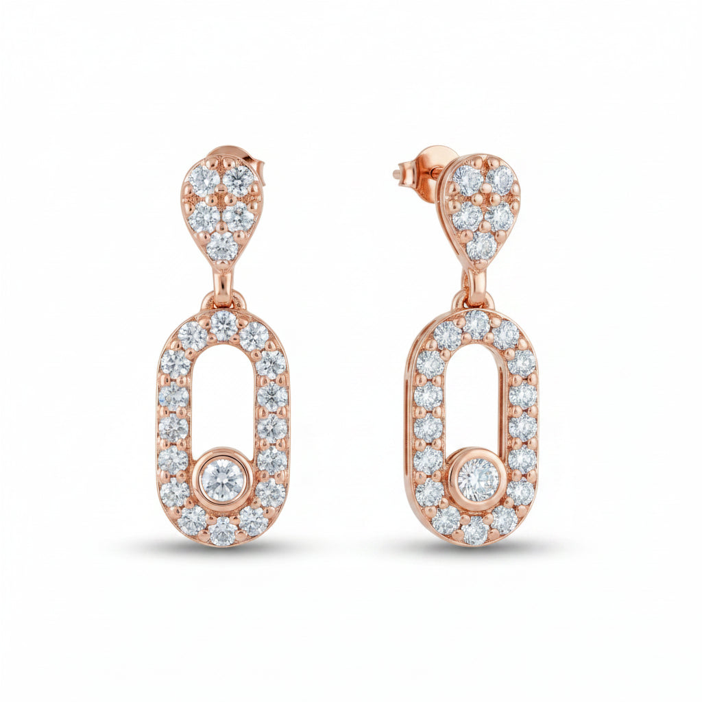 Lumiere Link Minimal Earrings