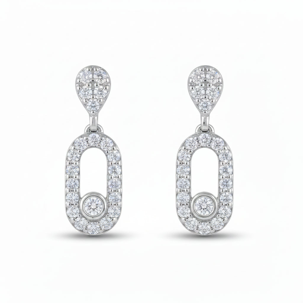 Lumiere Link Minimal Earrings
