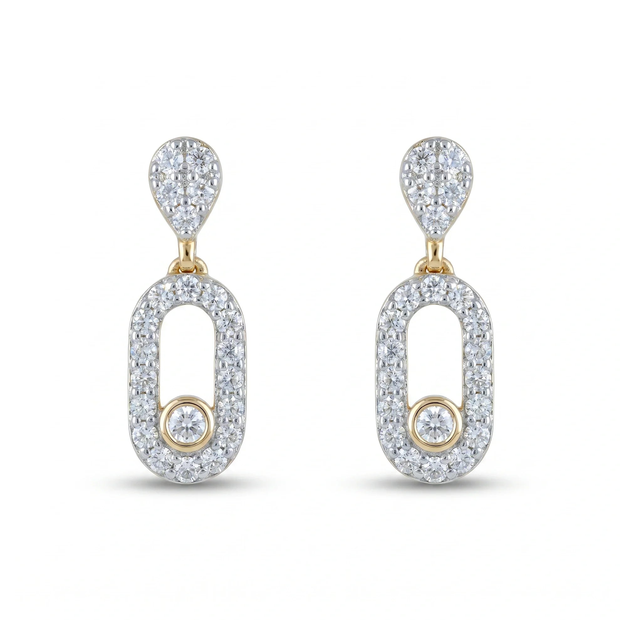 Lumiere Link Minimal Earrings