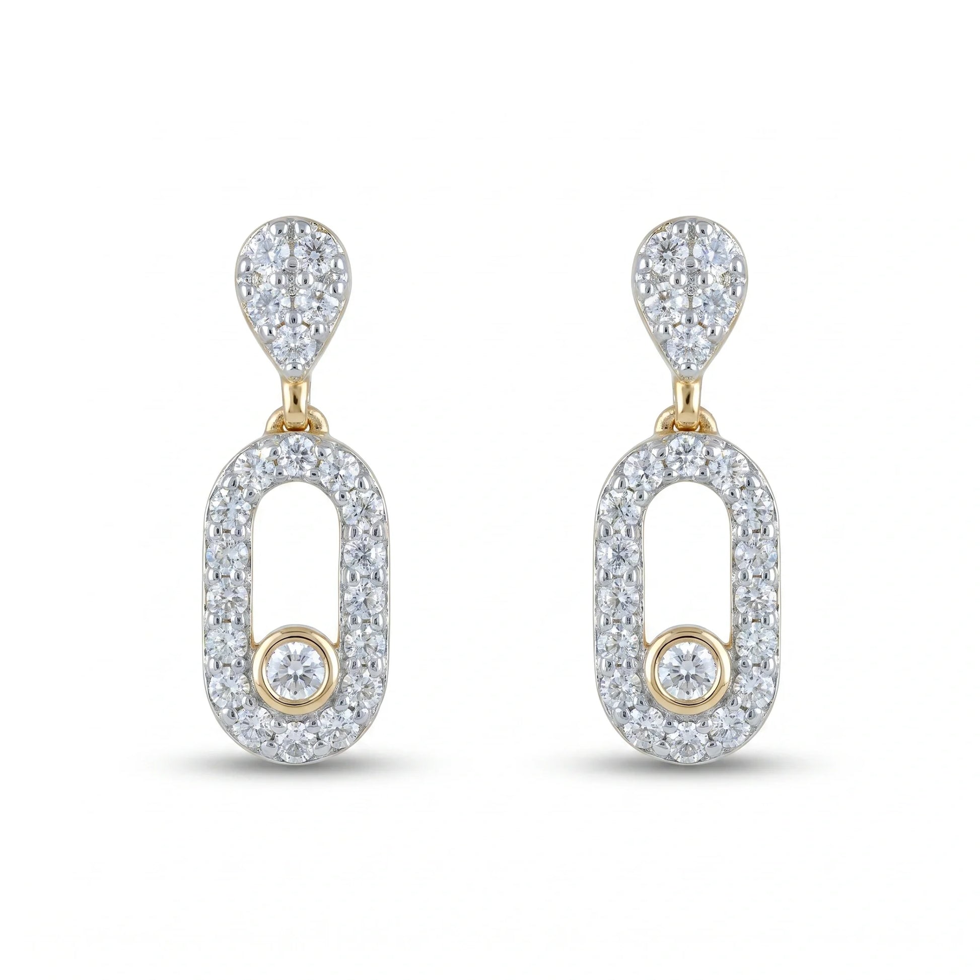Lumiere Link Minimal Earrings