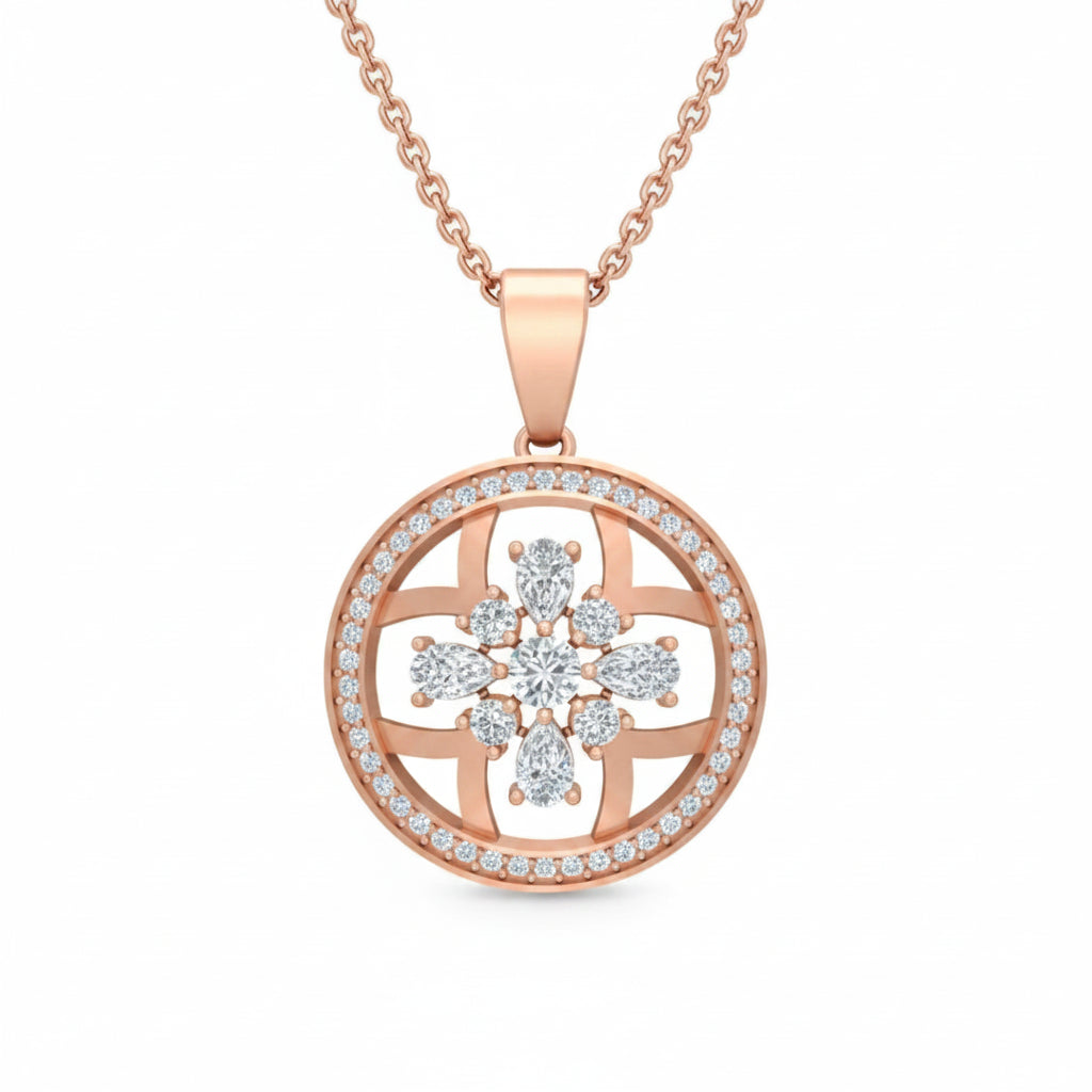 Solmira Halo Pendant