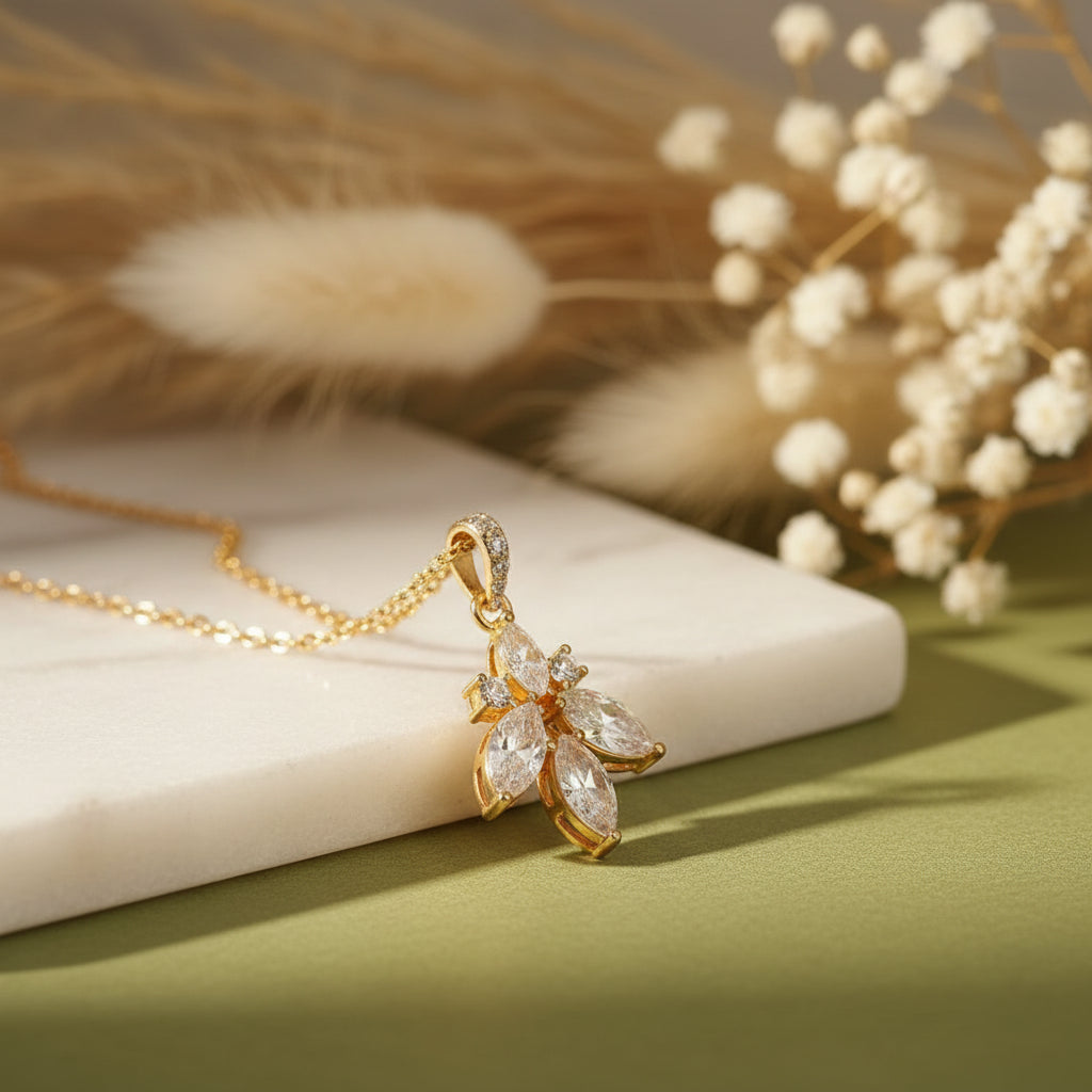 Asterelle Marquise Pendant