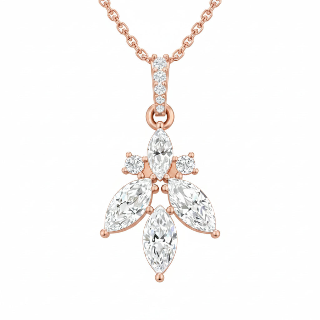 Asterelle Marquise Pendant