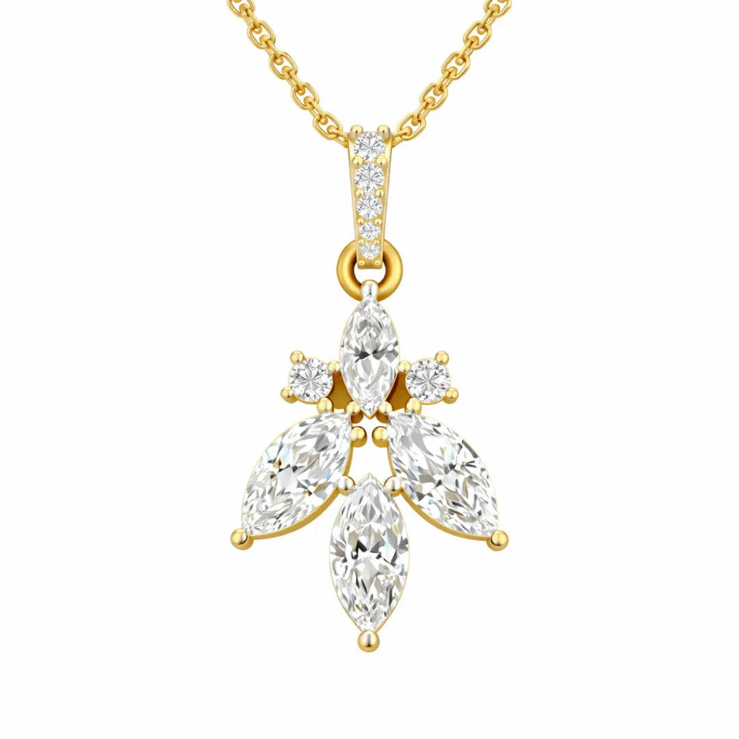 Asterelle Marquise Pendant