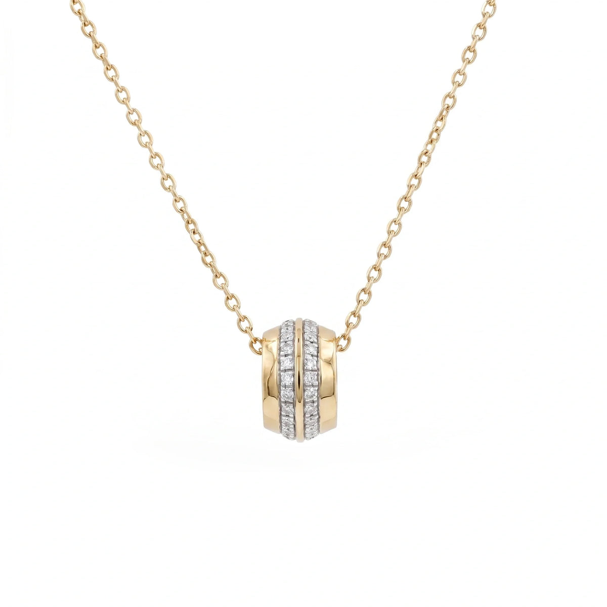 Gold Dual Orbit Pendant