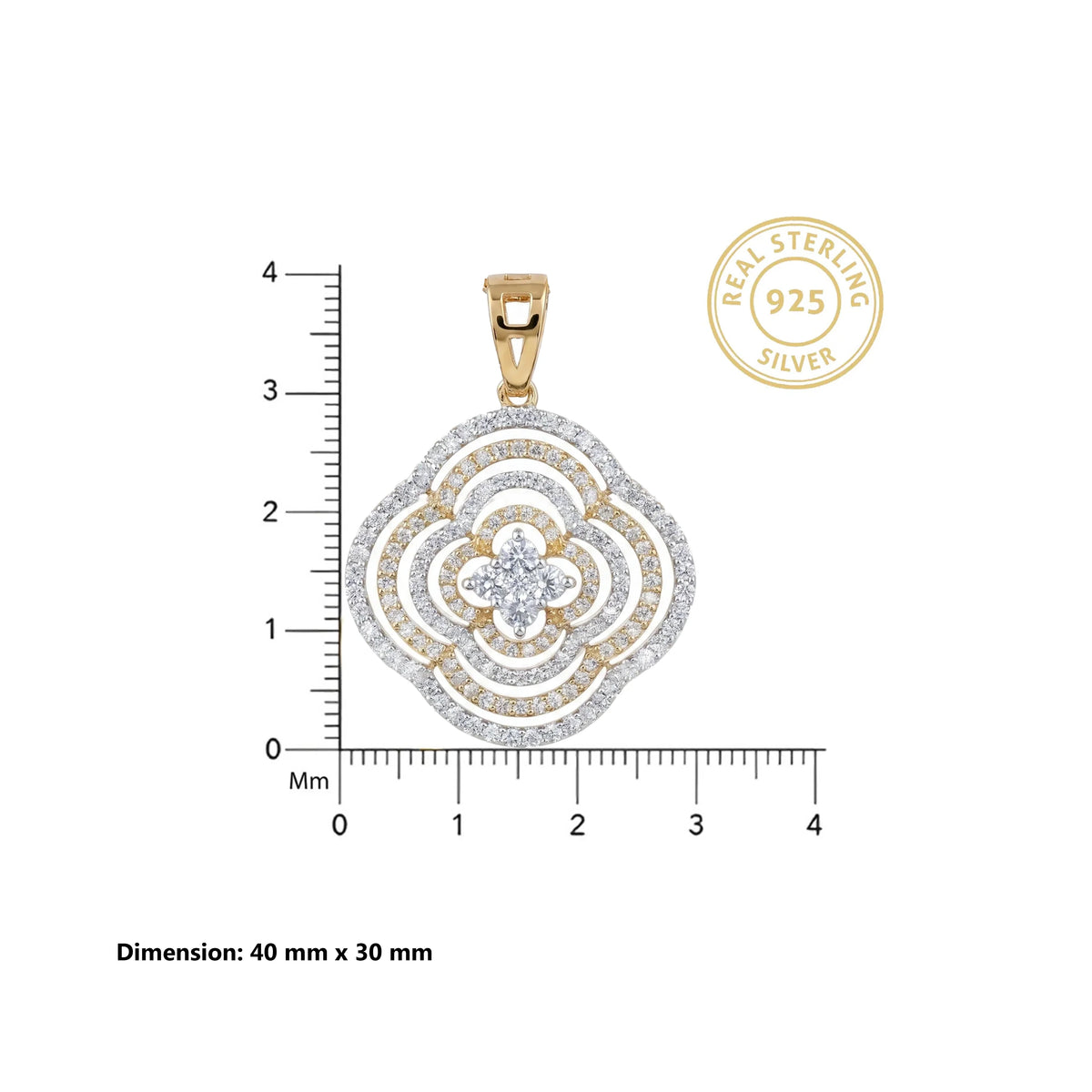 Gold Imperial Medallion Pendant