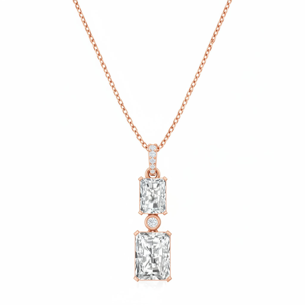 Emerald Duo Pendant