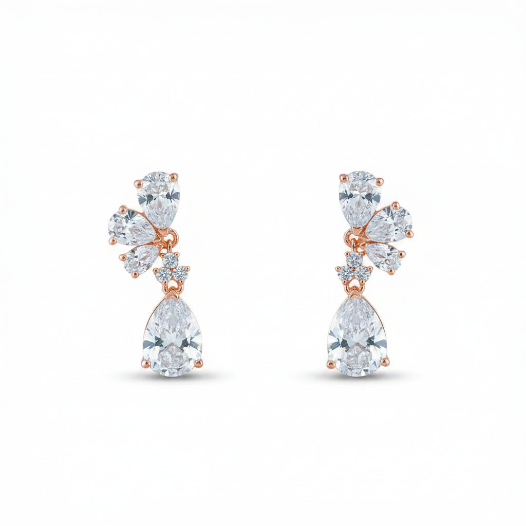 Moonlit Bloom Drop Earrings