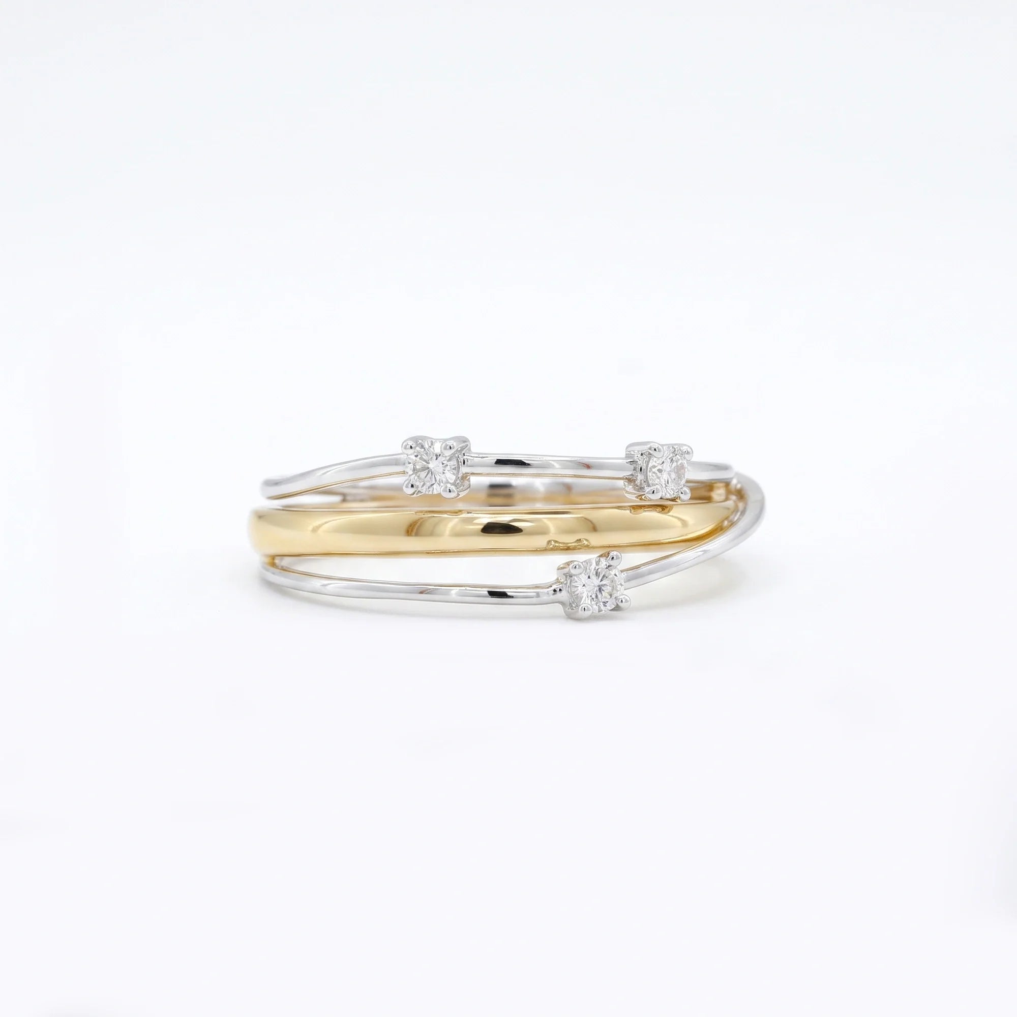 Dual Tone Orbit Ring