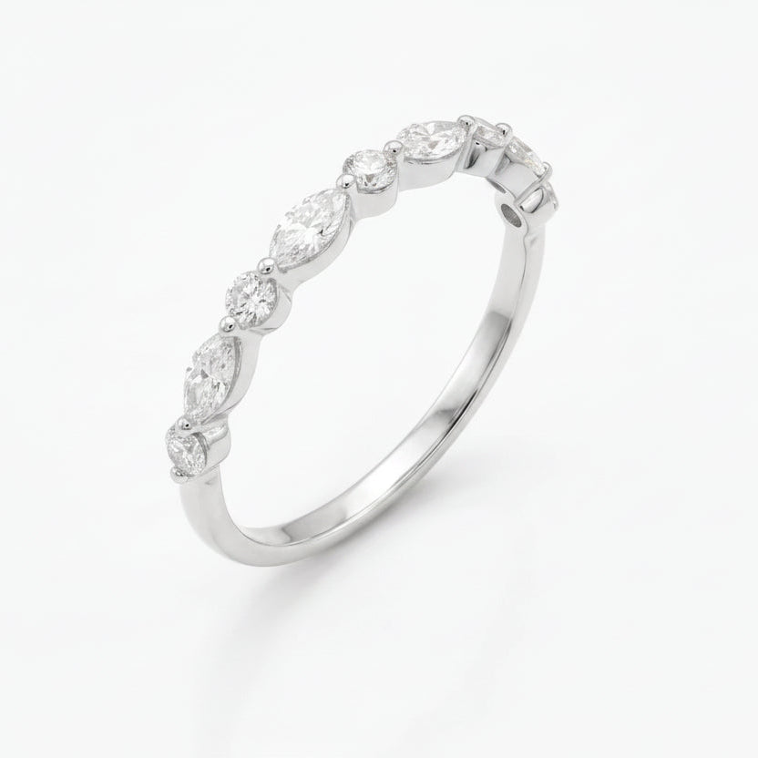 Gold Marquise Rhythm Ring