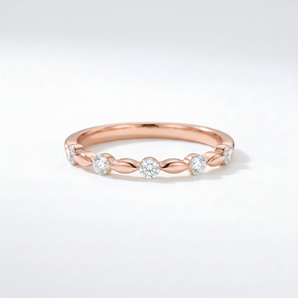 Gold Celestial Band Ring