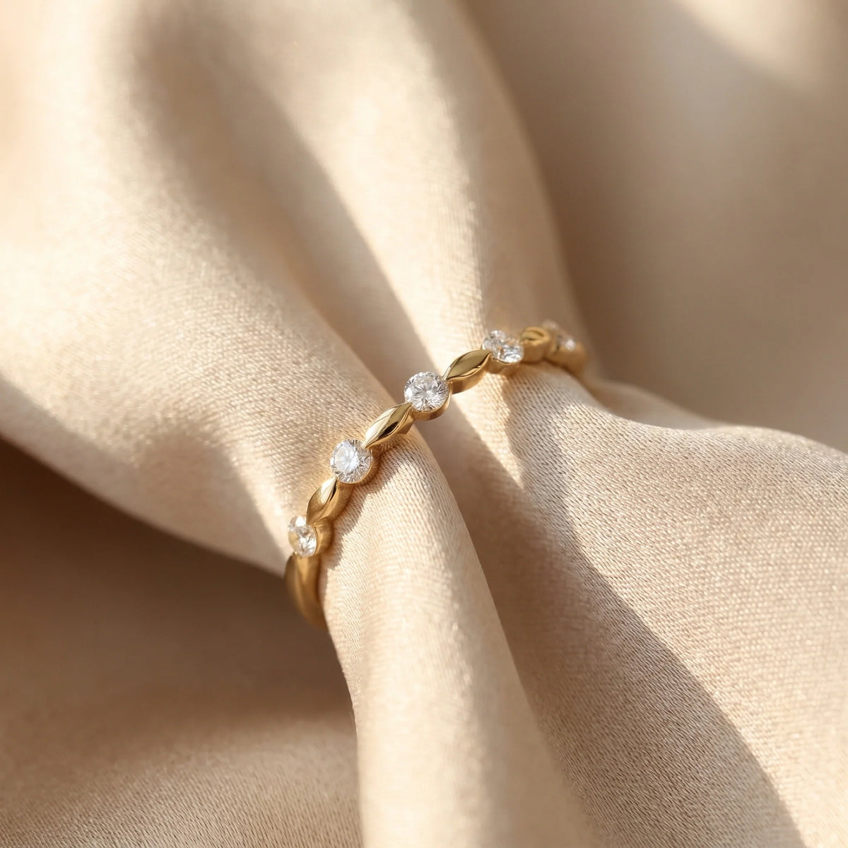 Gold Celestial Band Ring