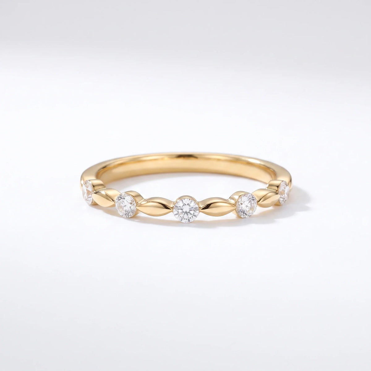 Gold Celestial Band Ring