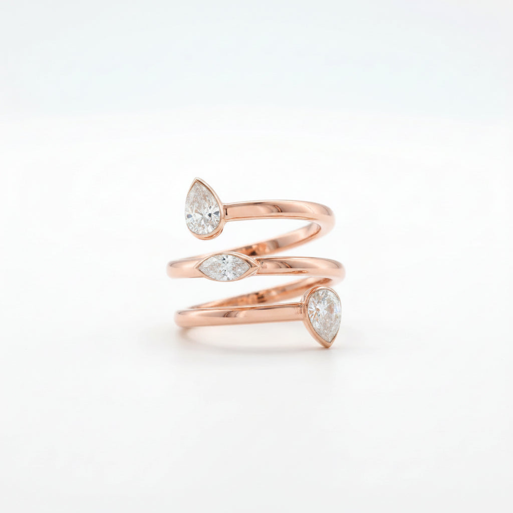 Gold Triple Wrap Ring