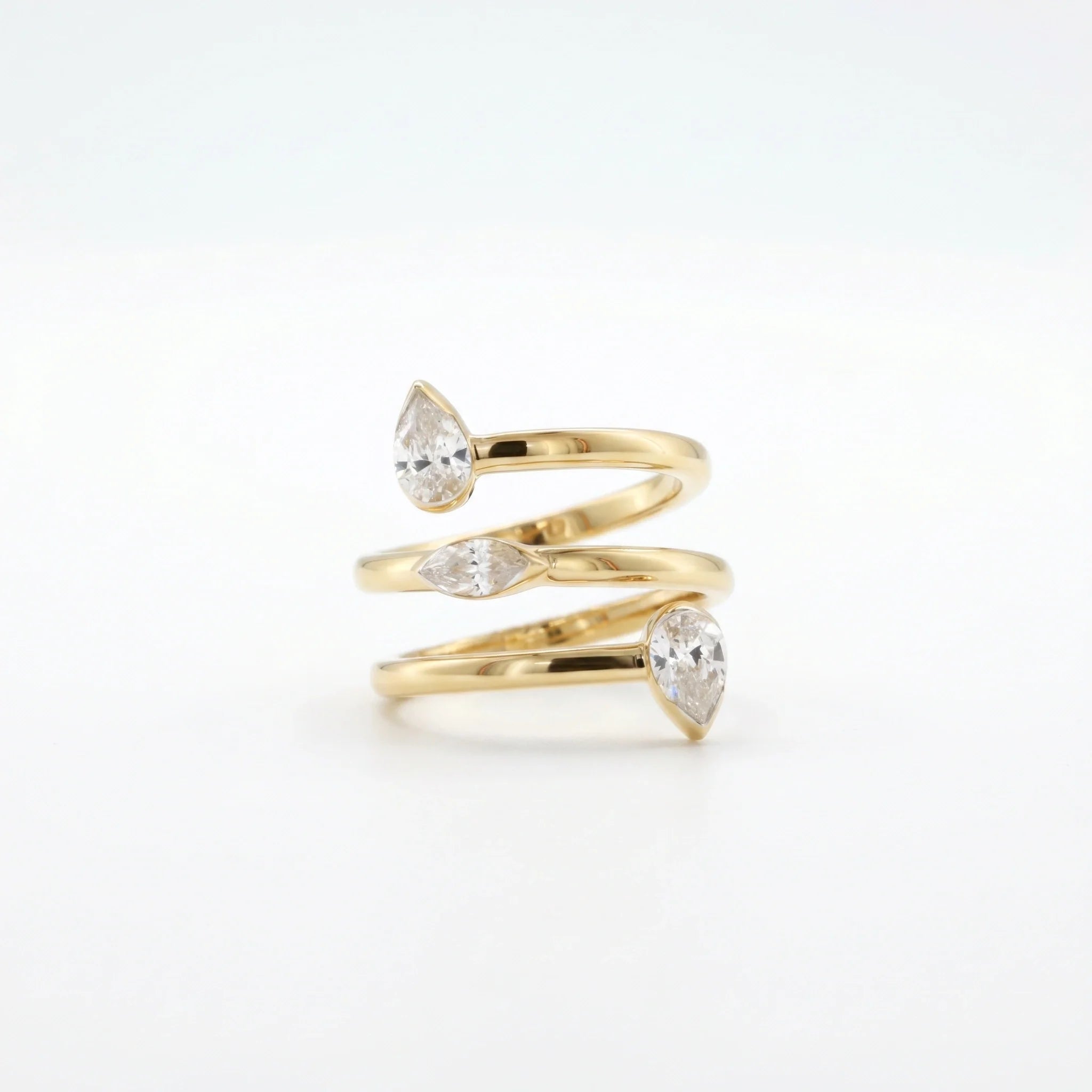 Gold Triple Wrap Ring
