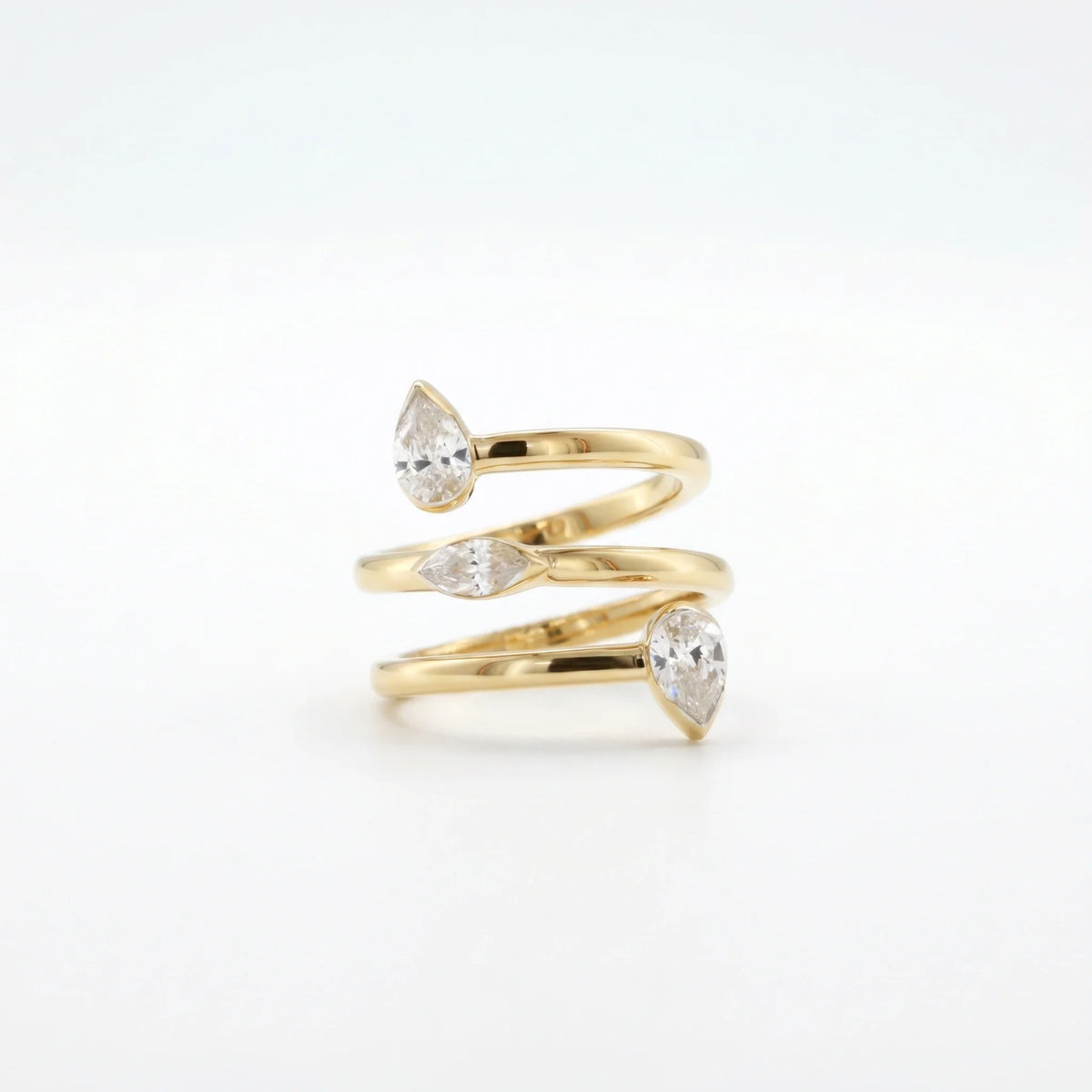 Gold Triple Wrap Ring