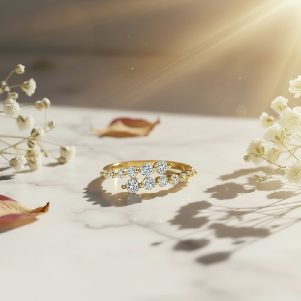 Cascade Wrap Ring
