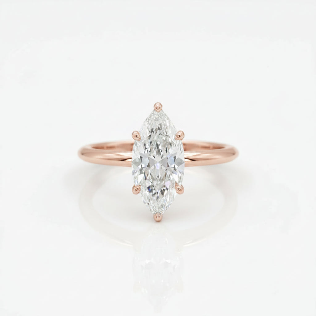 Marquise Solitaire Ring
