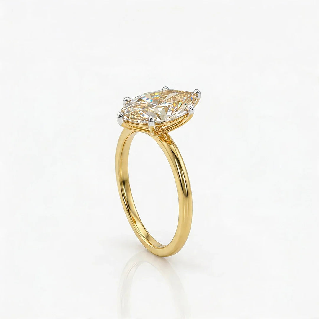 Marquise Solitaire Ring