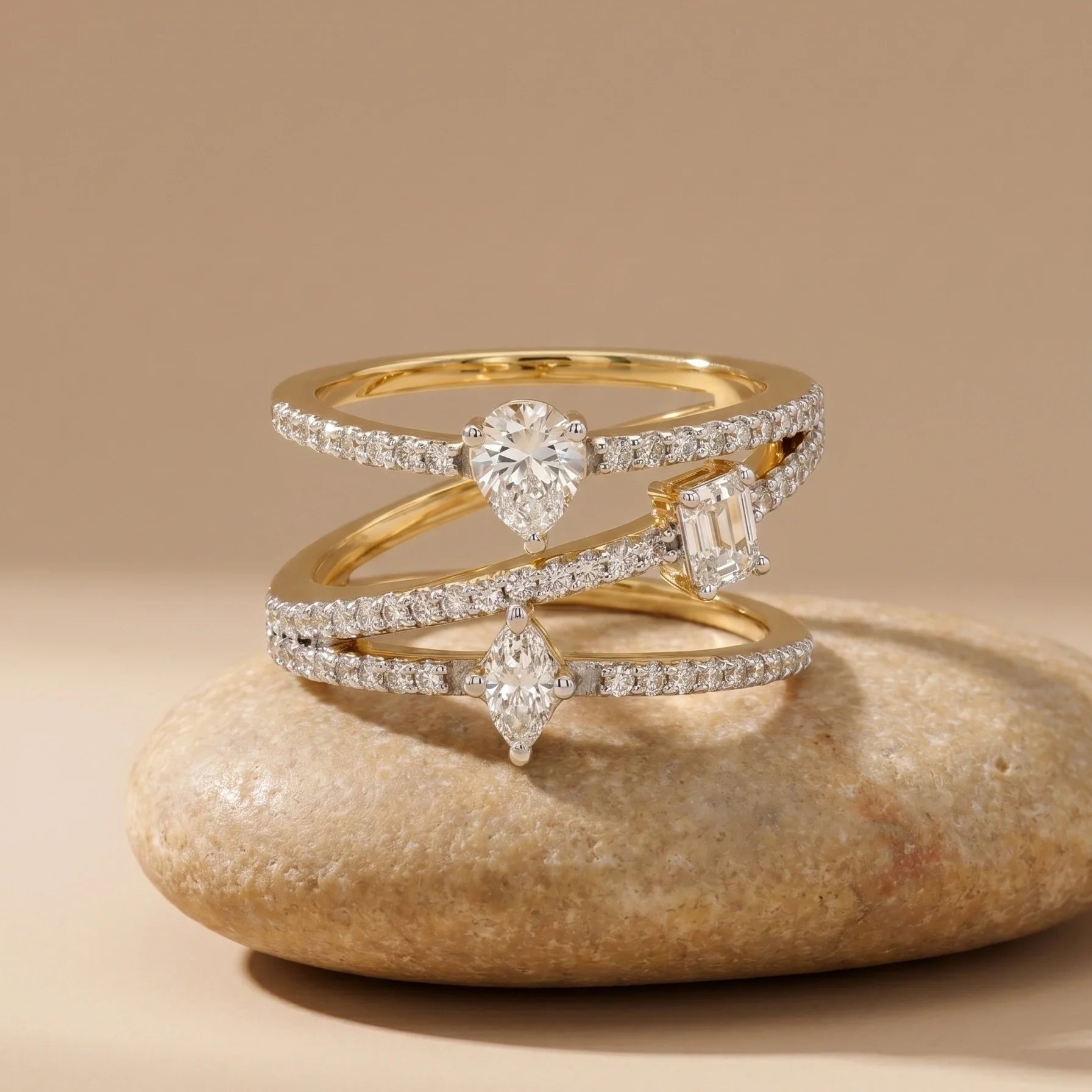 Trinity Luxe Ring