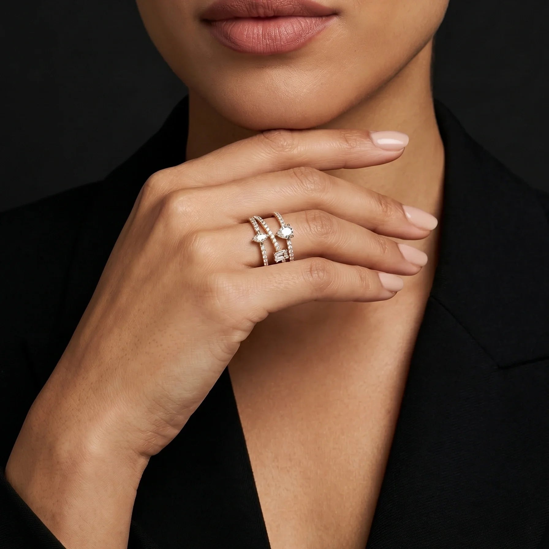 Trinity Luxe Ring