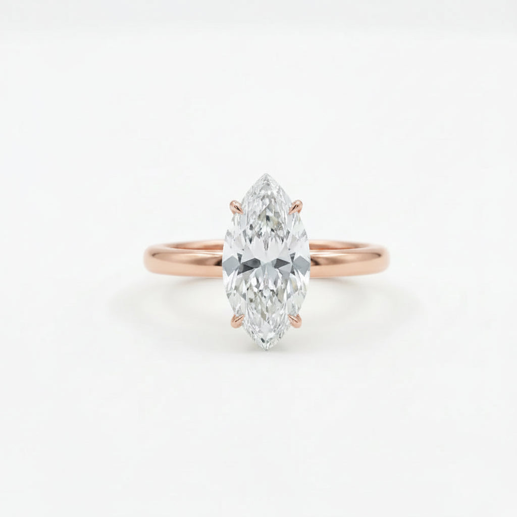 Marquise Solitaire Ring