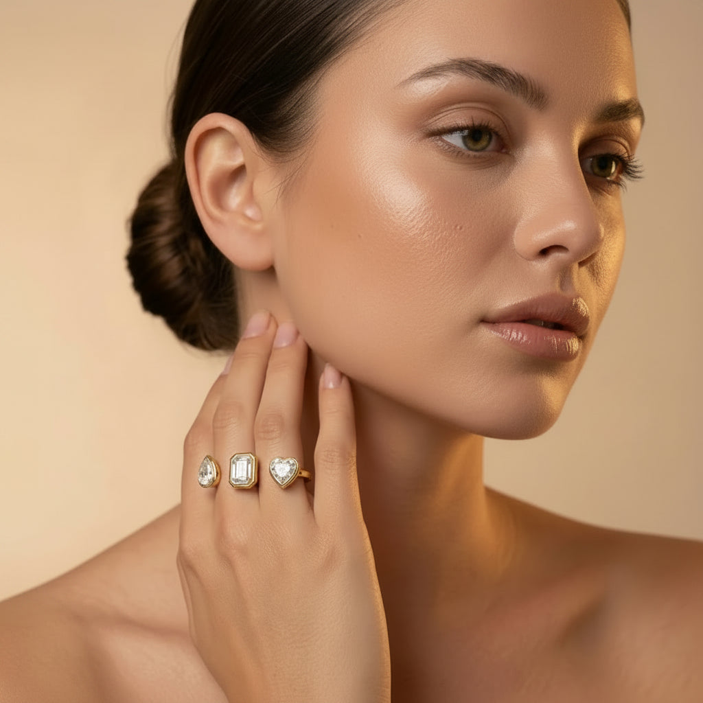 Trinity Muse Ring Set