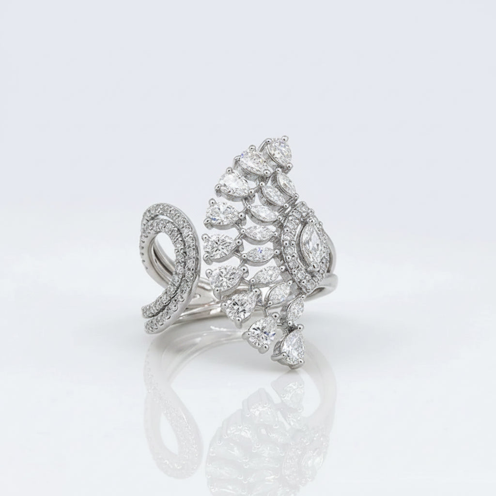 Aurelia Feather Wrap Ring