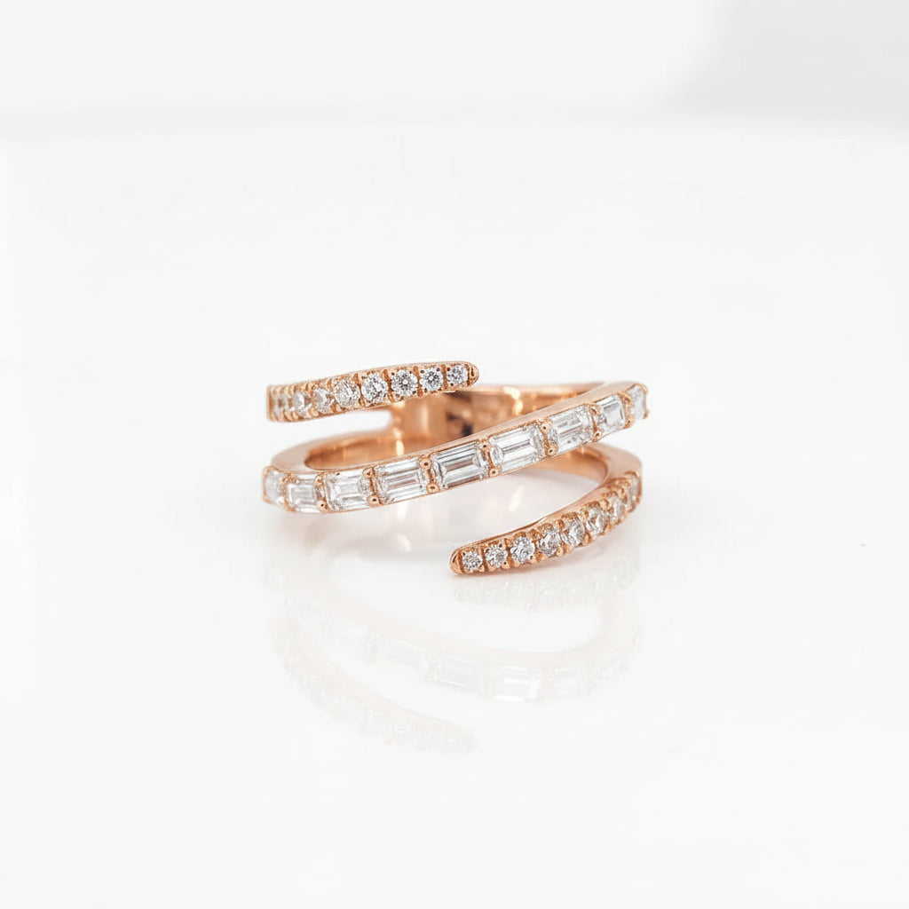 Baguette Luxe Wrap Ring