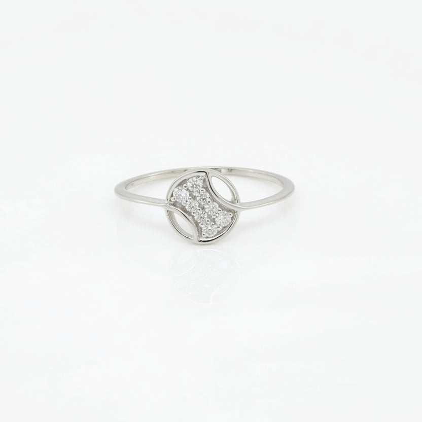 Gold Eclipse Arc Ring