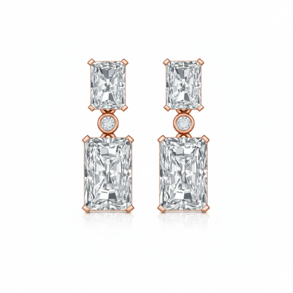 Emerald Duo Earrings