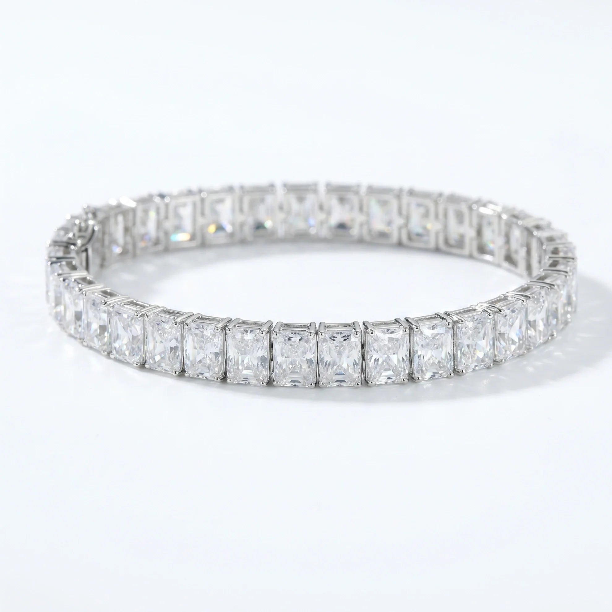 Emerald Spark Tennis Bracelet