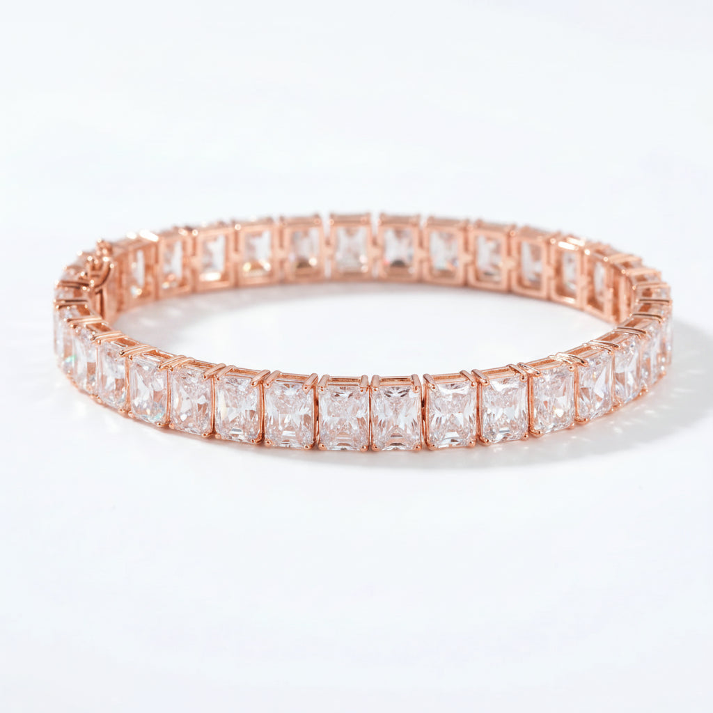 Emerald Spark Tennis Bracelet