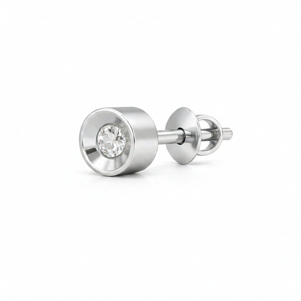 Bezelle Men Stud Earrings