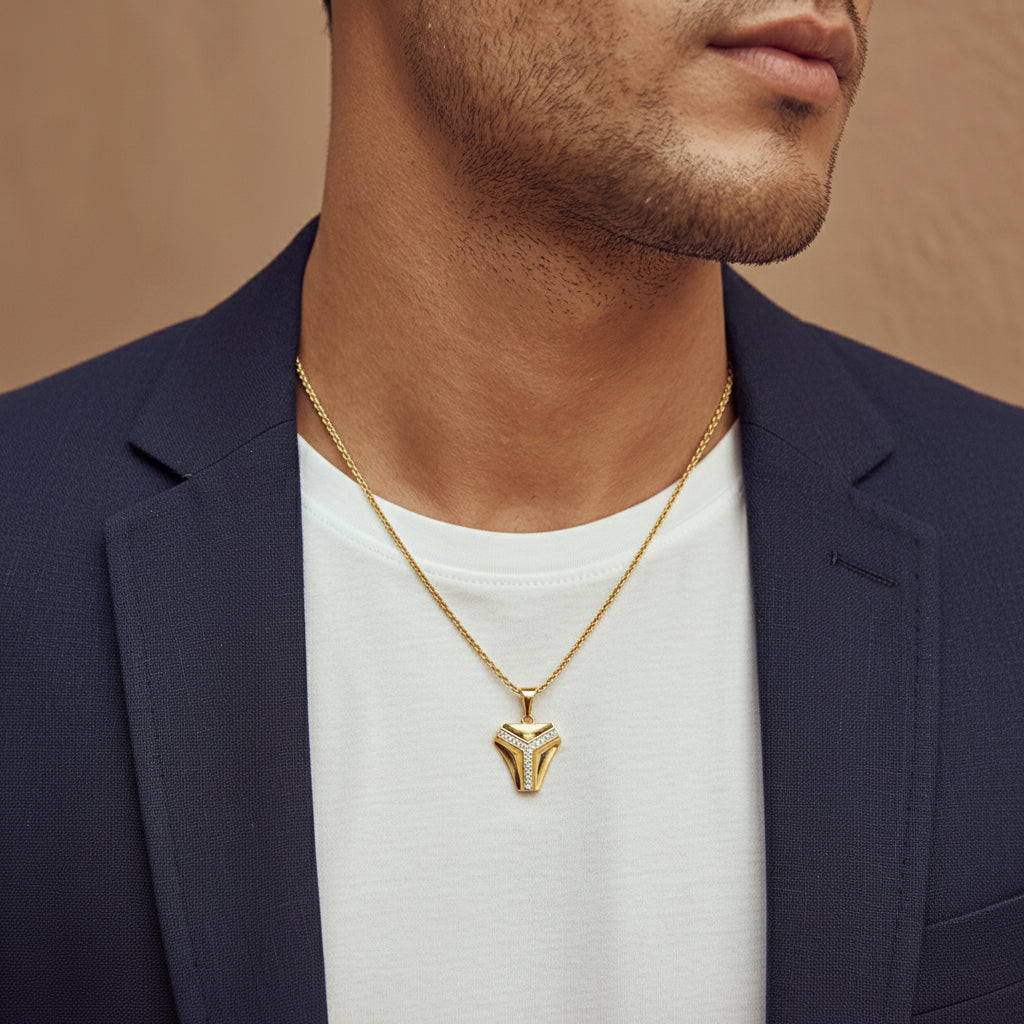 Trinity Edge Pendant Men