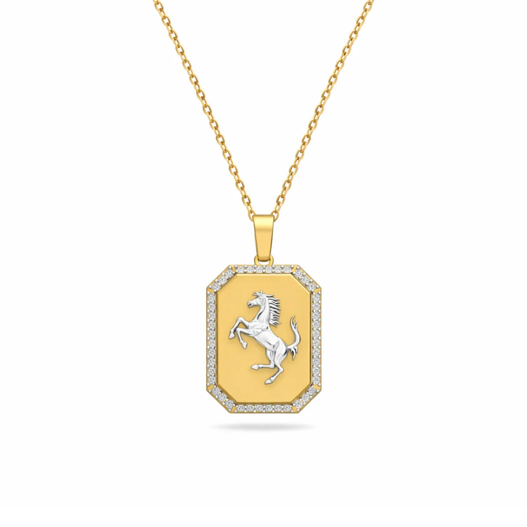 Ashwa Crest Pendant  Men