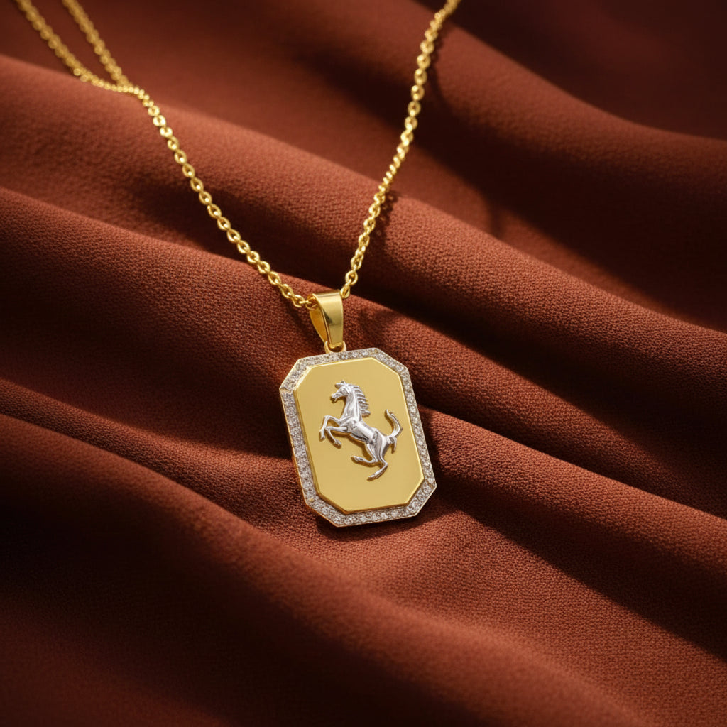 Ashwa Crest Pendant  Men
