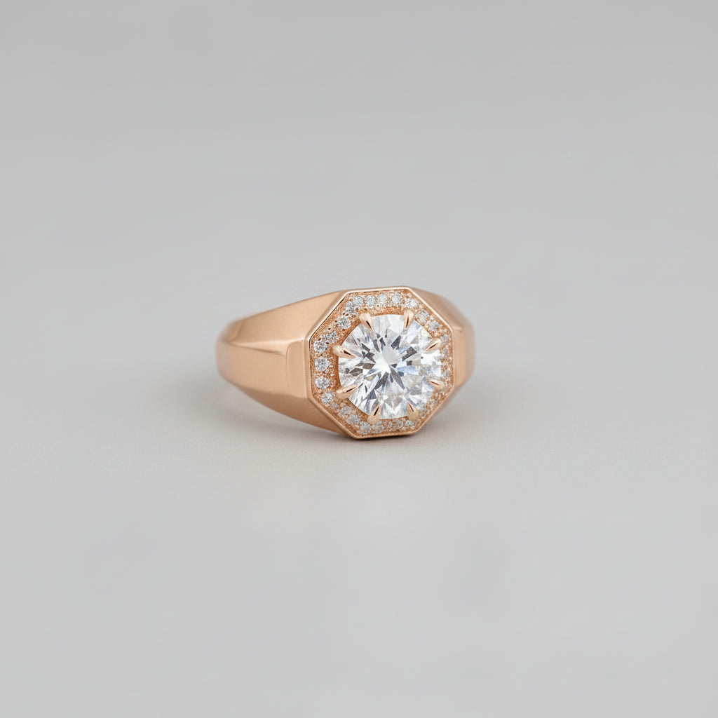 Octavia Halo Ring
