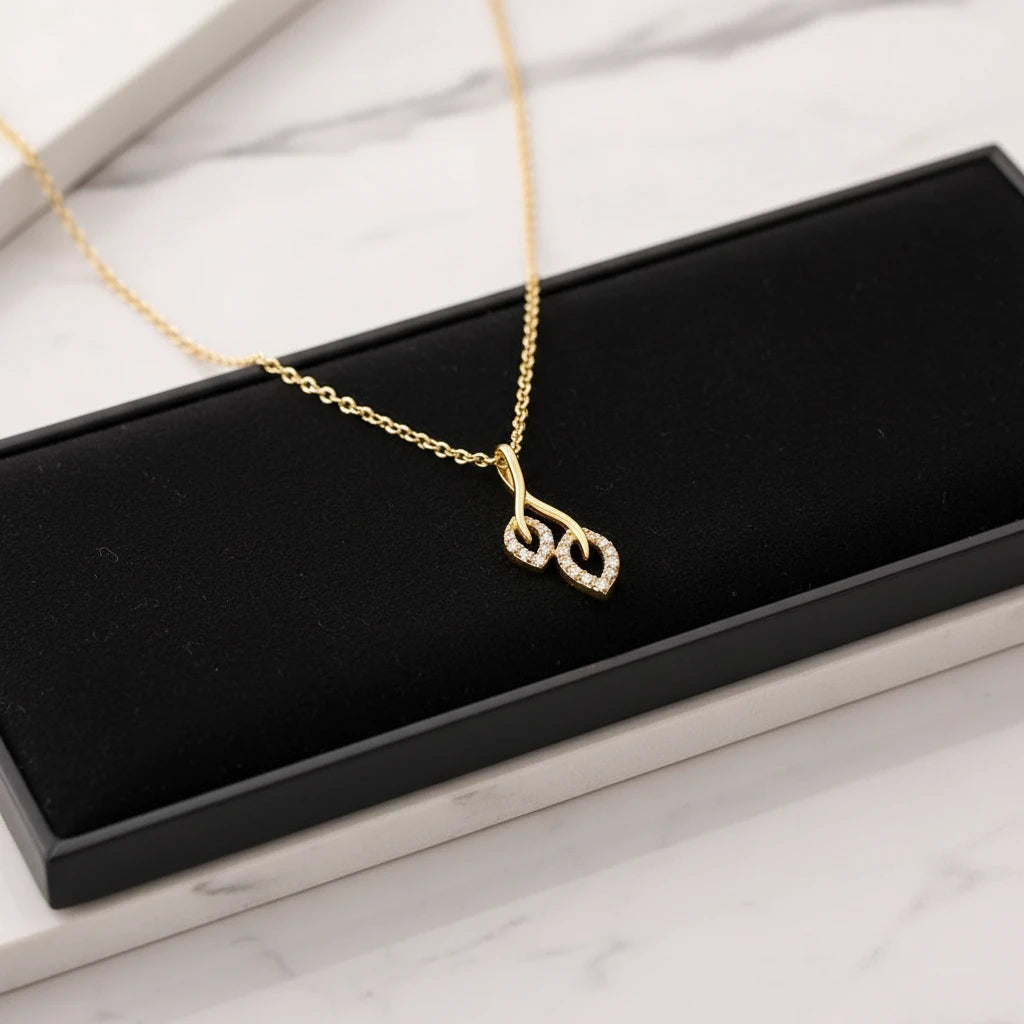 Twin Leaf Mini Pendant