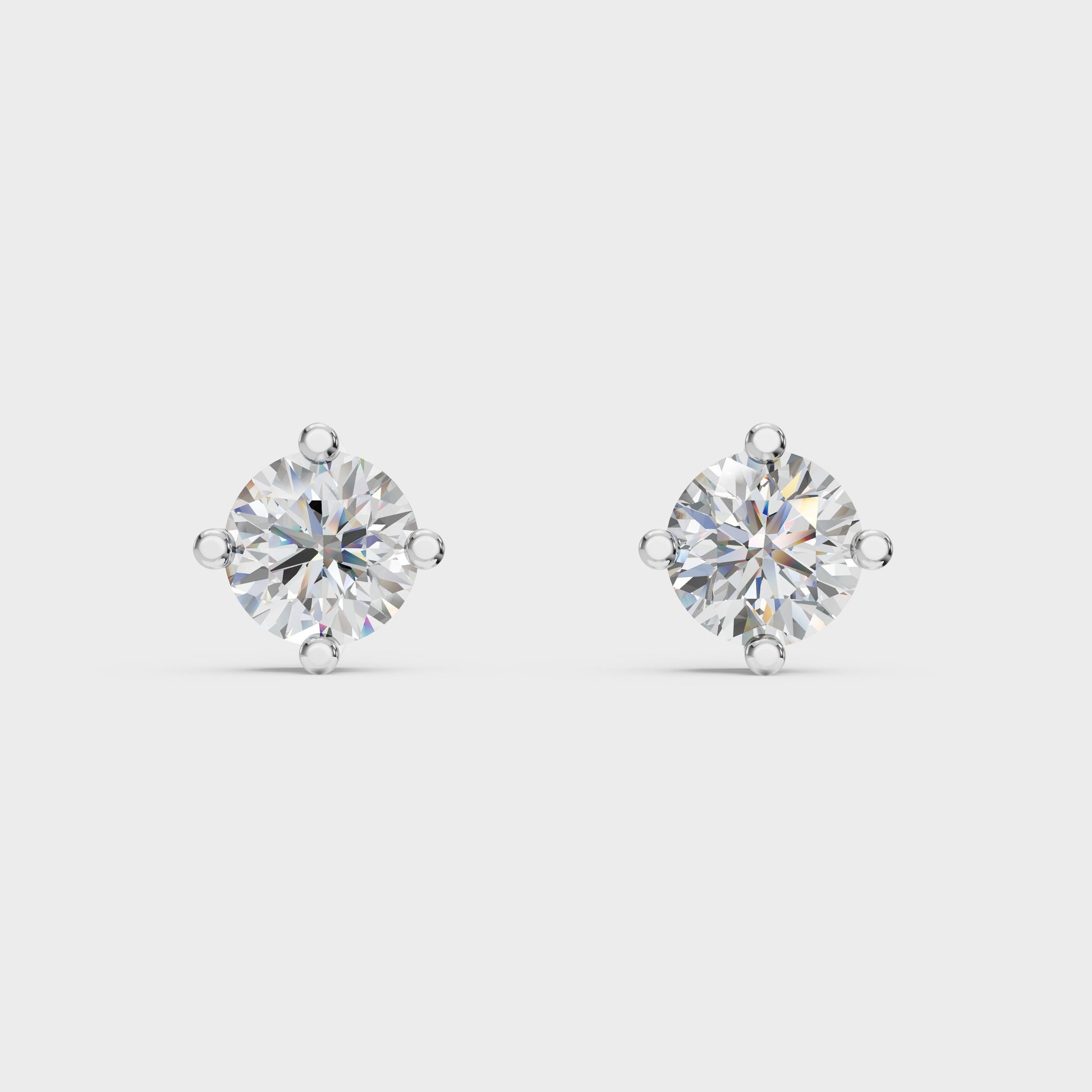 Round Solitaire Pendant Set